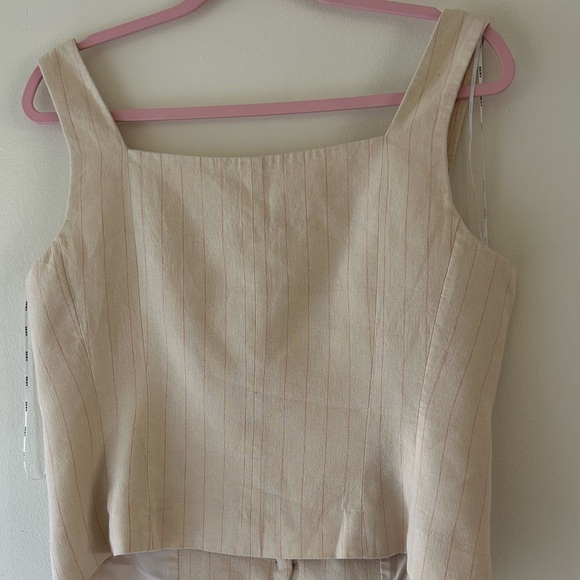 DKNY Beige Sleeveless tops - Picture 6 of 11